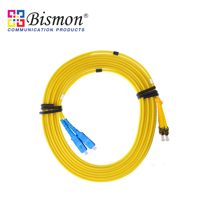 ST-SC-Patch-Cord-Fiber-optic-Duplex-Single-Mode-9-125um-2-3-5-10-Meters